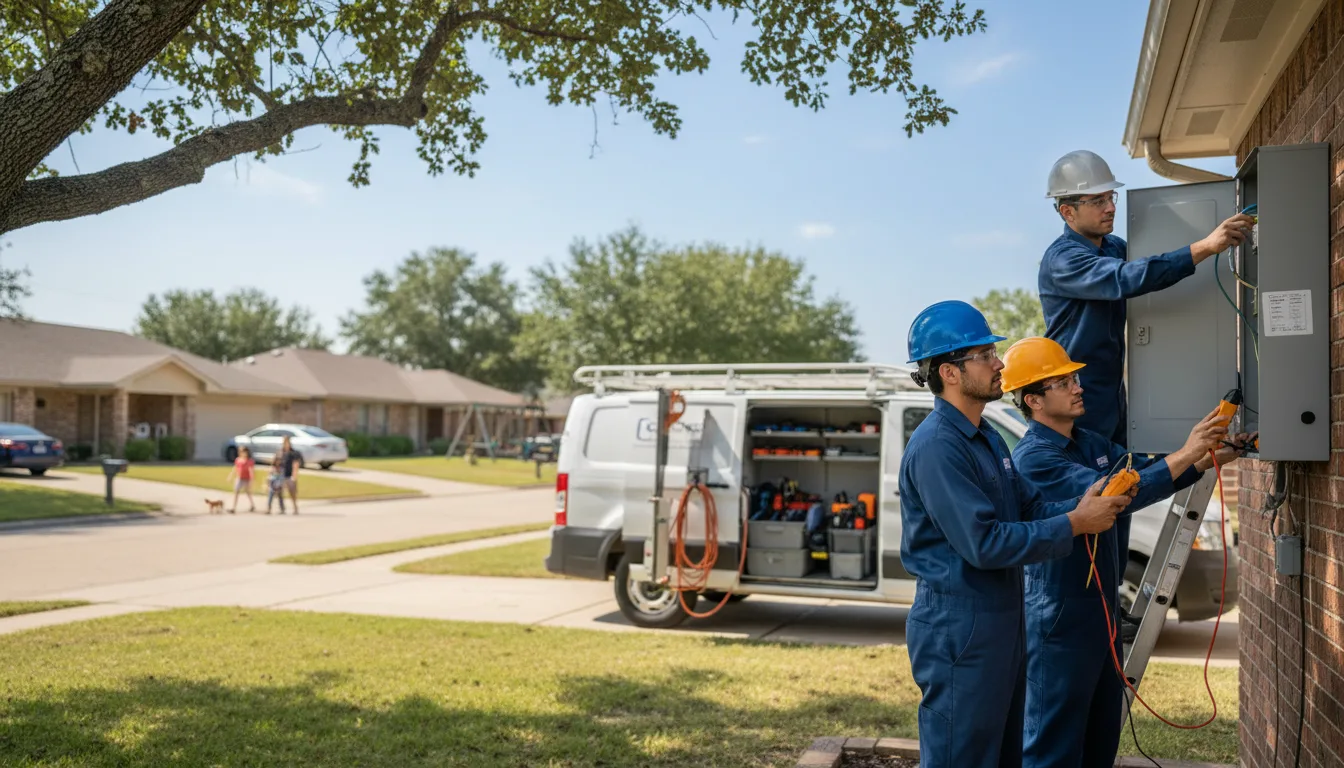 Certified electrician providing emergency electrical services in Jud, ND
